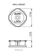 Suport Quad Lock® Adhesive Wall Mount - Twin Pack