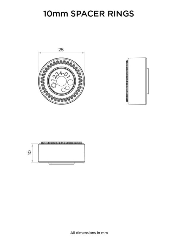 Accesorii 10mm Spacers (Twin Pack)
