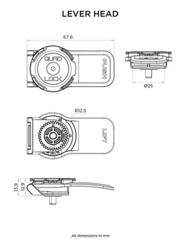 360 Head - Lever - Lever Head