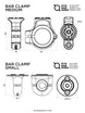 360 Base - Bar Clamp - Small