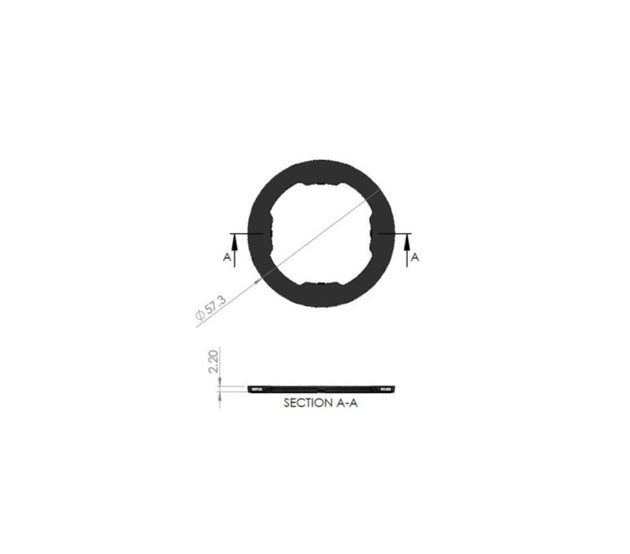 Accesorii Coloured MAG Rings - Grey