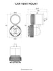 Suport Quad Lock® Car - Vent Car Mount