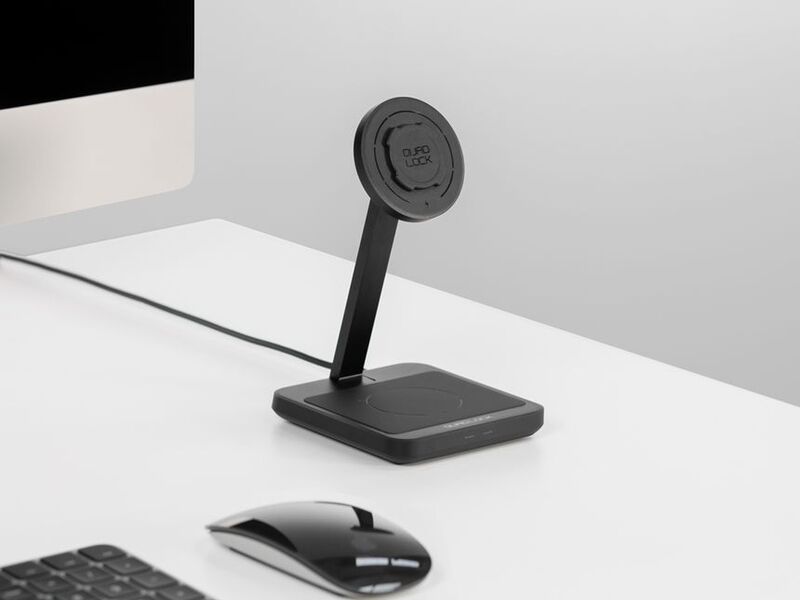 Suport Quad Lock® Dual Desktop Wireless Charger