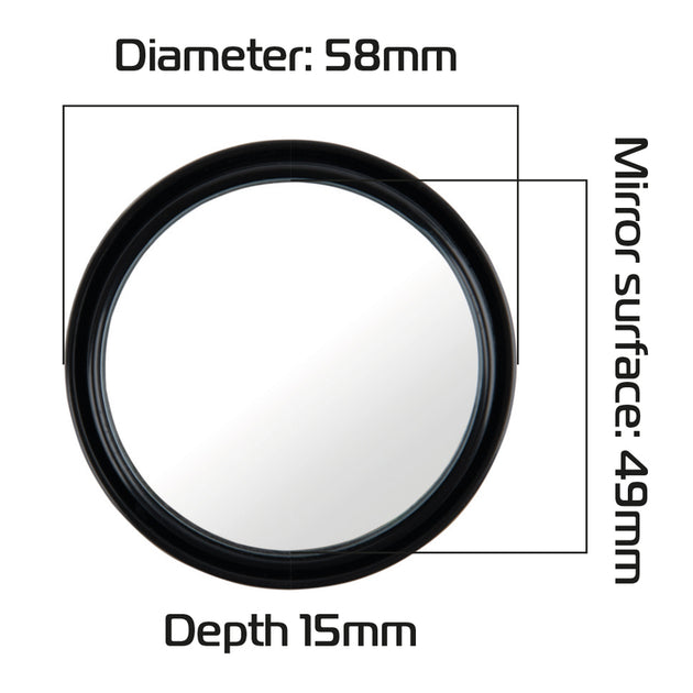 OXFORD Blind Spot Mirrors - Pack of 2 - Extra