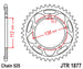 Roata dintata JT SPROCKETS JTR1877.41 