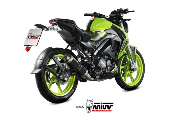 MIVV EXHAUST FULL SYSTEM GP, SST/BLK