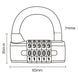 OXFORD 5-digit combination padlock - Extra