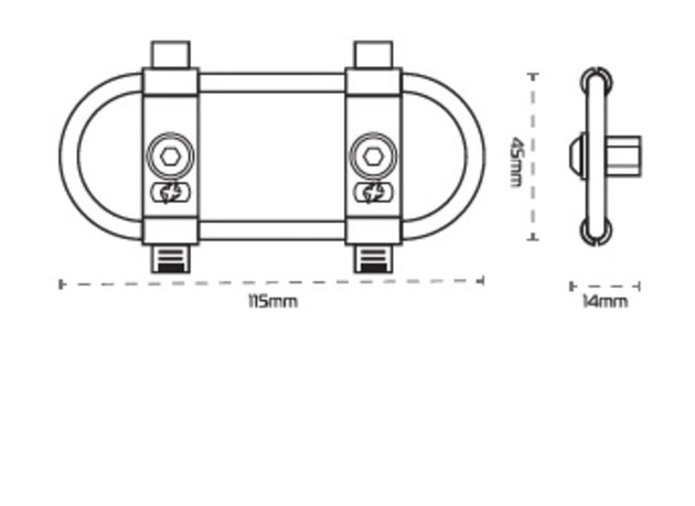 OXFORD Exhaust Heat Shield Cafe - Extra