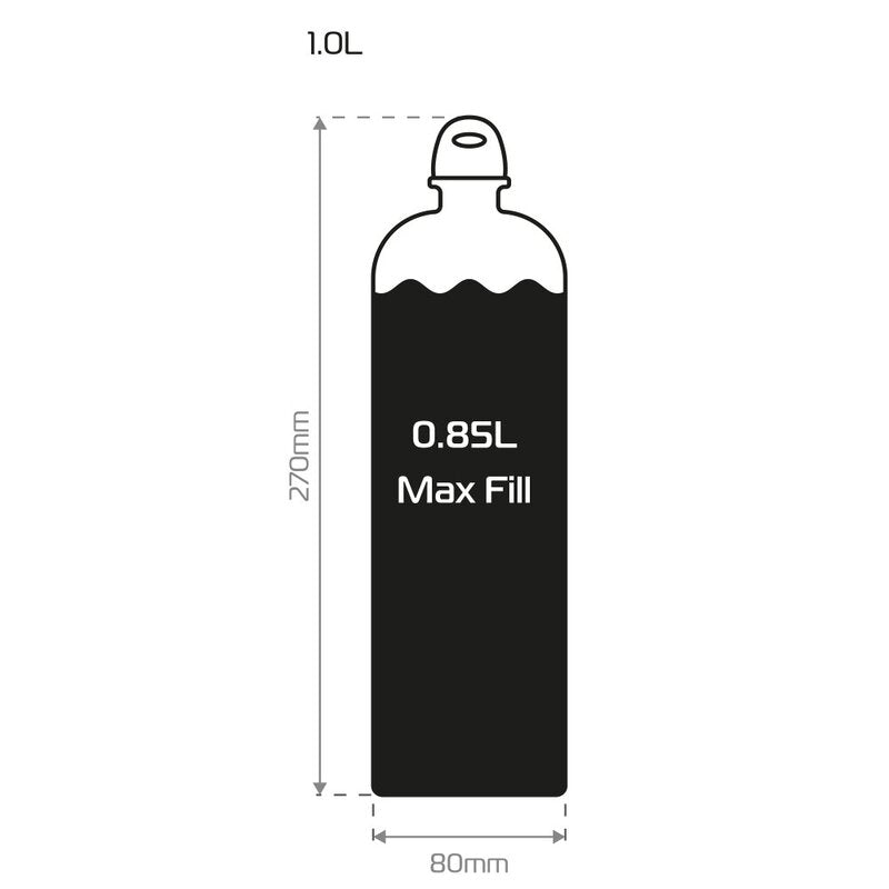 OXFORD Fuel Flask 1L - Extra