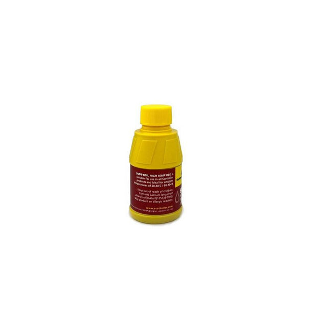 SCOTTOILER High Temp Red Lubricant For Chain Lubrication Systems - 125ml bottle - Extra