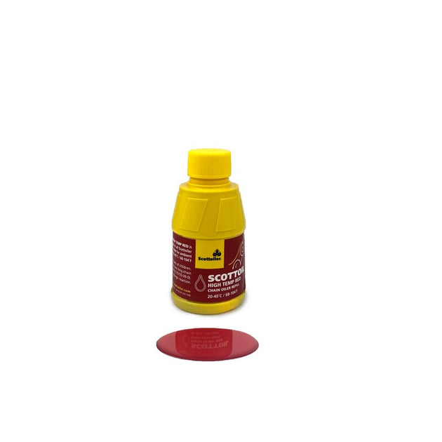 SCOTTOILER High Temp Red Lubricant For Chain Lubrication Systems - 125ml bottle - Extra