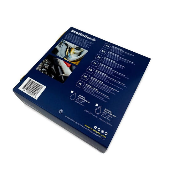 SCOTTOILER vSystem Chain Oiler Universal Edition + Biodegradable Green Lubricant - Extra