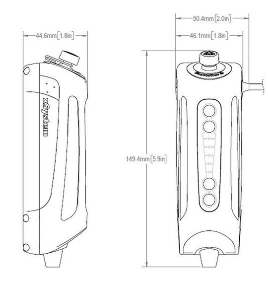 SCOTTOILER xSystem 2.0 Chain Oiler + Biodegradable Green Lubricant