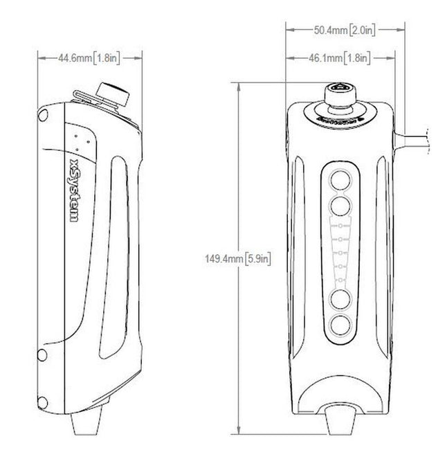 SCOTTOILER xSystem 2.0 Chain Oiler + Biodegradable Green Lubricant 