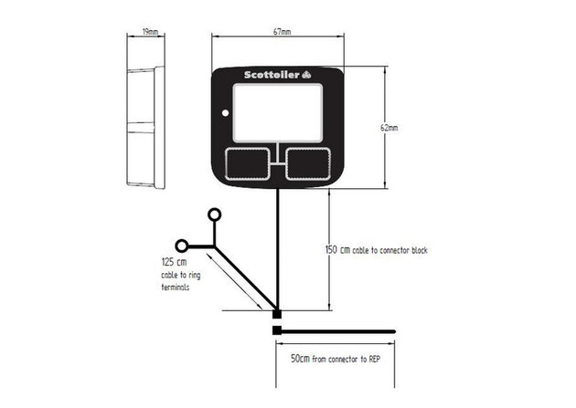 SCOTTOILER eSystem 3.1 Chain Oiler + Biodegradable Green Lubricant - Extra