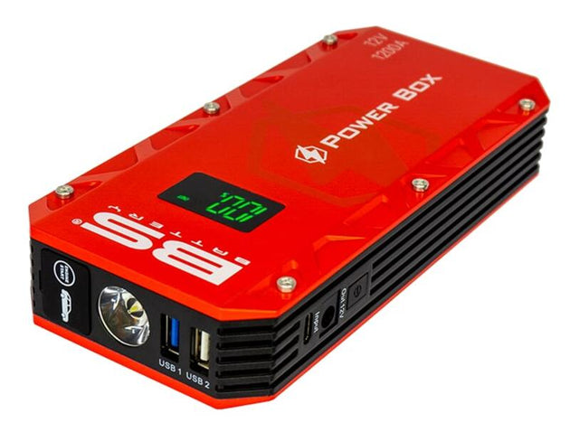 BS BATTERY Power Box PB-02 Battery Jump Starter with USB Charger - Extra