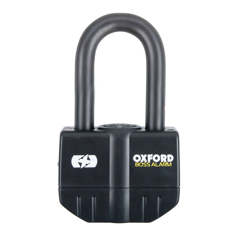 OXFORD Boss Alarm 16mm Padlock Black - Main