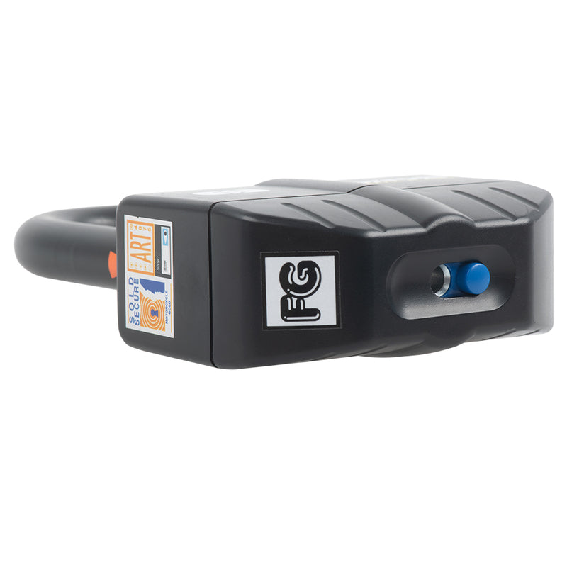 OXFORD Boss Alarm 16mm Padlock Black - Extra