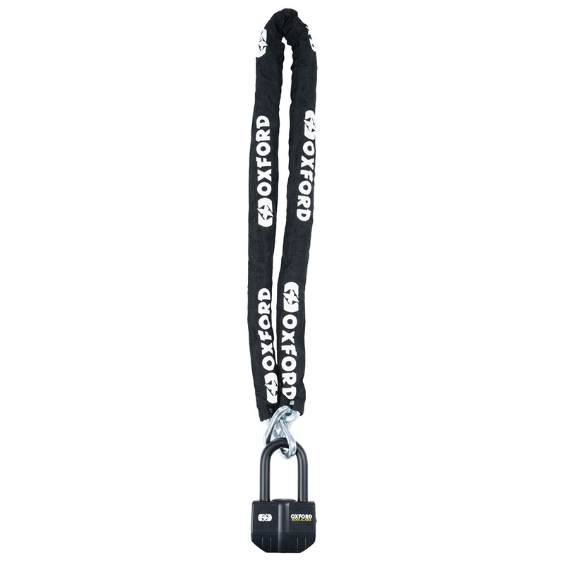 OXFORD Boss Alarm 16mm Padlock Black - Extra