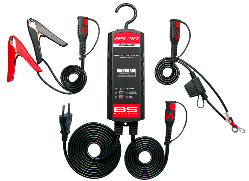 BS BATTERY BS30 Smart Battery Charger - 12V 3A - Extra