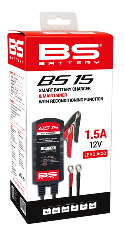 BS BATTERY BS15 Smart Battery Charger - Main