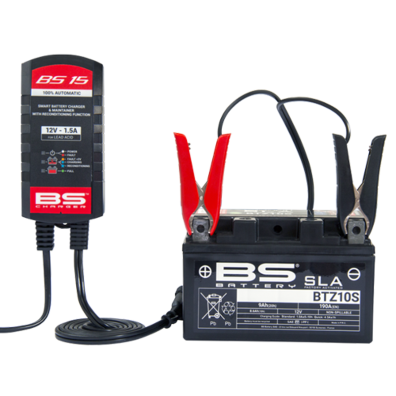 BS BATTERY BS15 Smart Battery Charger - Extra
