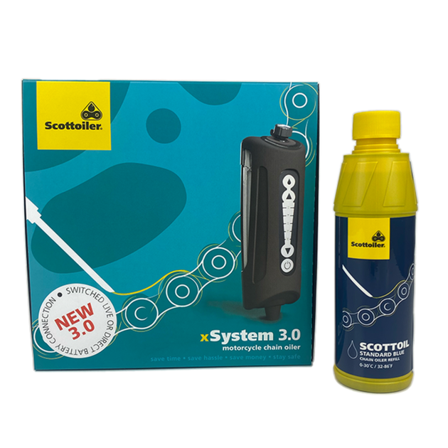 SCOTTOILER Xsystem 3.0 + 250 ml Oil Standard Blue - Main