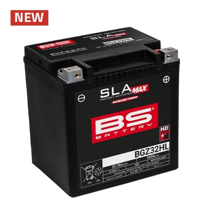 BS BATTERY SLA Max Battery Maintenance Free Factory Activated - BGZ32HL - Main