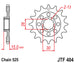 Pinion lant JT SPROCKETS JTF404.17RB 