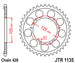 Roata dintata JT SPROCKETS JTR1135.62 