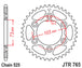 Roata dintata JT SPROCKETS JTR765.43 