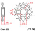 Pinion lant JT SPROCKETS JTF749.15RB 