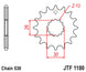Pinion lant JT SPROCKETS JTF1180.17RB 