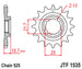 Pinion lant JT SPROCKETS JTF1535.15RB 
