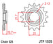 Pinion lant JT SPROCKETS JTF1535.15RB 