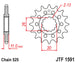 Pinion lant JT SPROCKETS JTF1591.15RB 