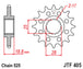 Pinion lant JT SPROCKETS JTF405.20RB 