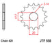 Pinion lant JT SPROCKETS JTF558.16RB 