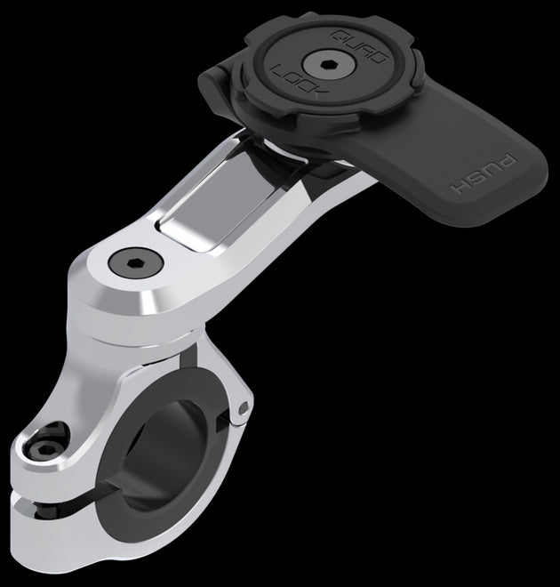 Suport Quad Lock® Motorcycle - Handlebar Mount PRO Chrome
