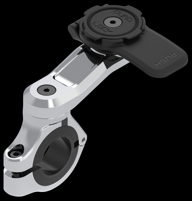 Suport Quad Lock® Motorcycle - Handlebar Mount PRO Chrome