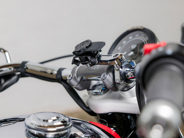 Suport Quad Lock® Motorcycle - Handlebar Mount PRO Chrome