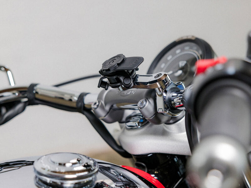 Suport Quad Lock® Motorcycle - Handlebar Mount PRO Chrome