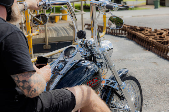 Suport Quad Lock® Motorcycle - Handlebar Mount PRO Chrome - Large