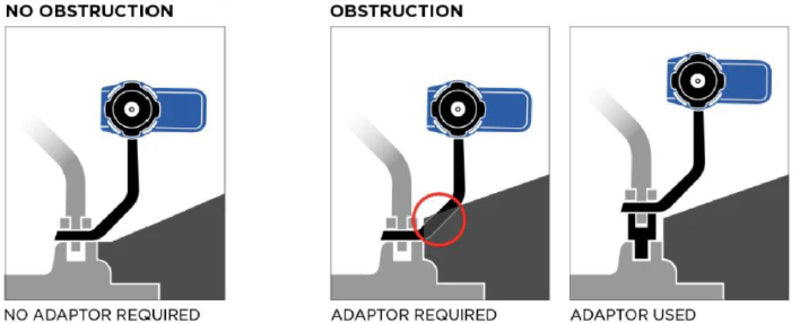 Suport Quad Lock® Scooter/Motorcycle - Mirror Stem Mount