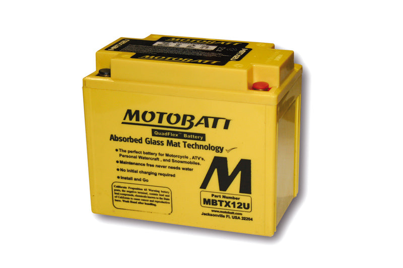 MOTOBATT Battery MBTX12U - Extra