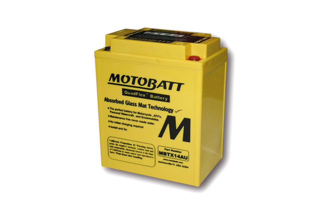 MOTOBATT Battery MBTX14AU - Extra