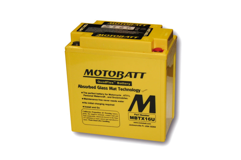 MOTOBATT Battery MBTX16U - Extra