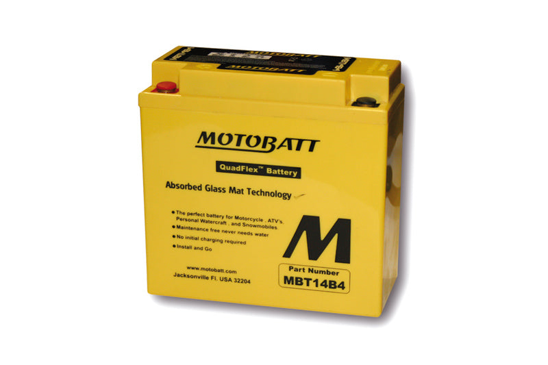 MOTOBATT Battery MBT14B4 - Extra