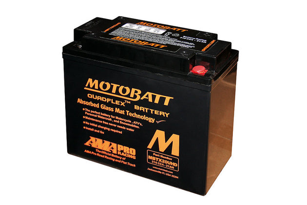 MOTOBATT Battery MBTX20UHD, Black - Extra