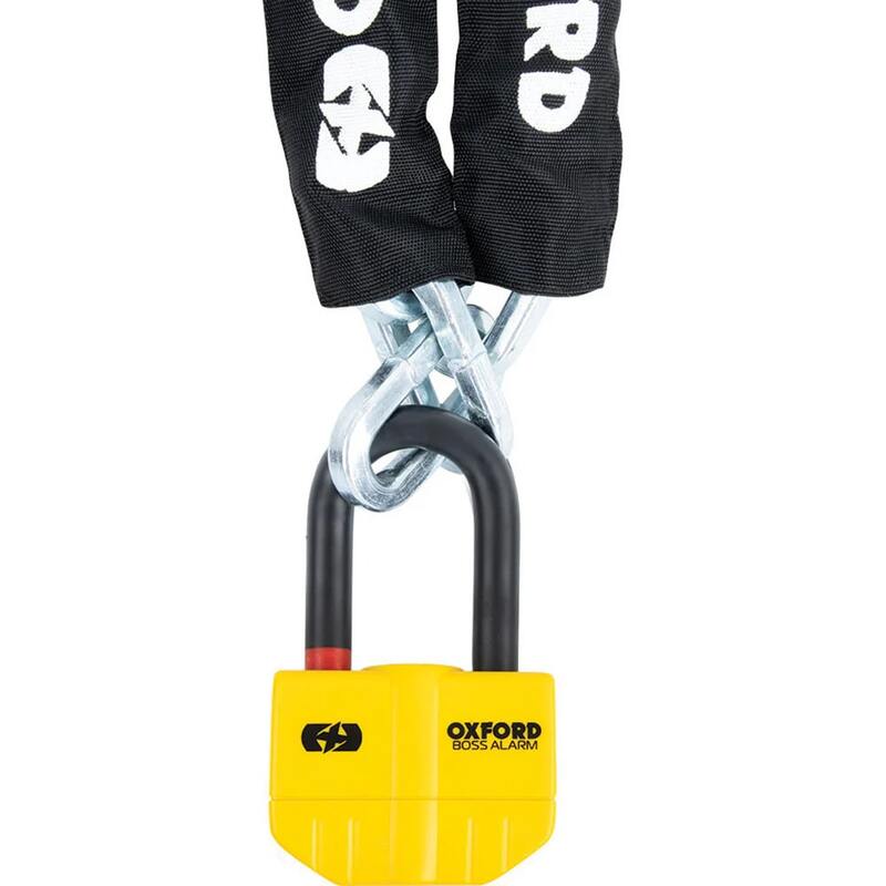 OXFORD Chain Lock Boss Alarm 14mmx12mm With 2.0m Chain - Extra